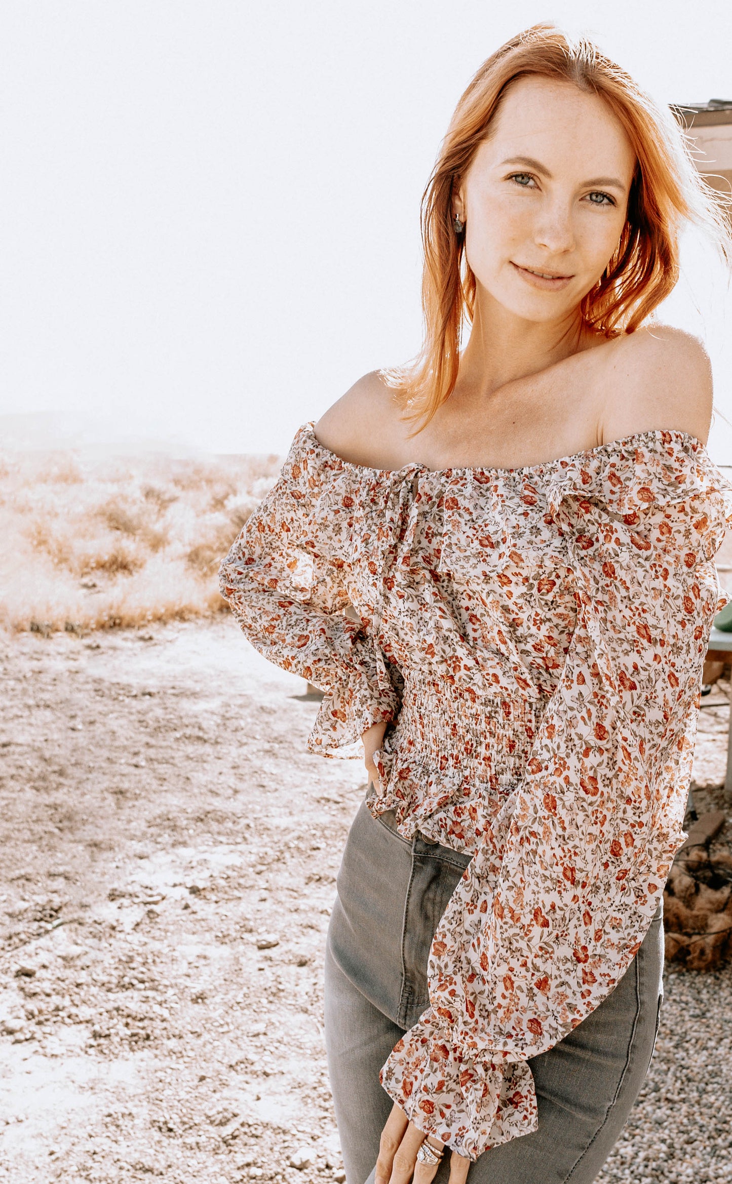 Clara Floral Top with