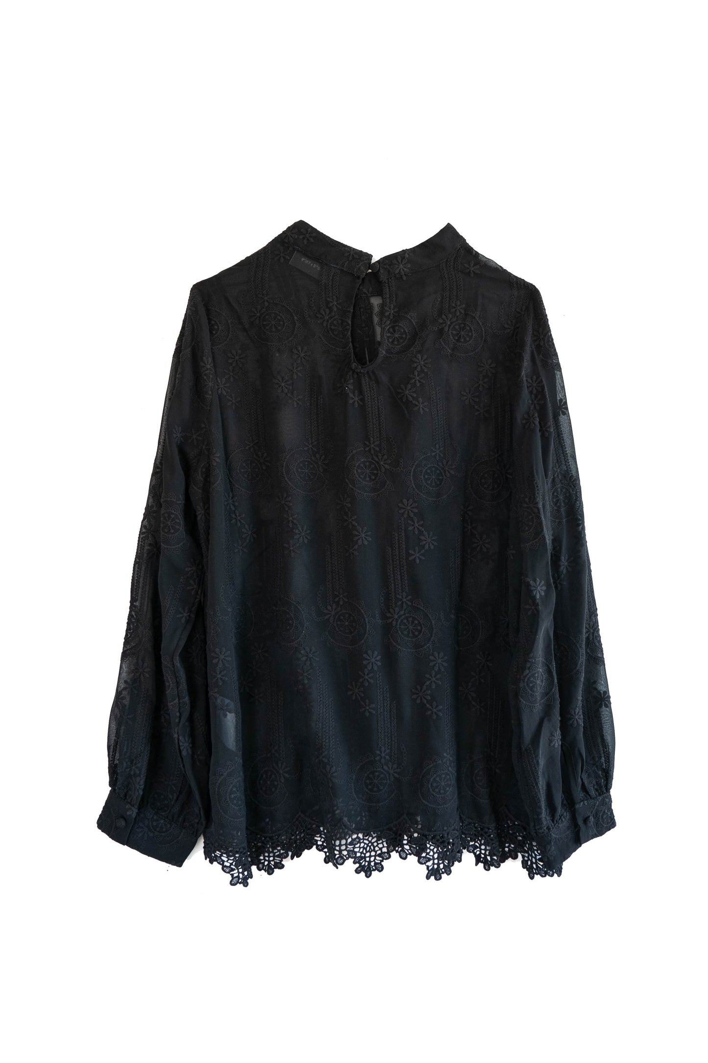 Calisma embroidered top black