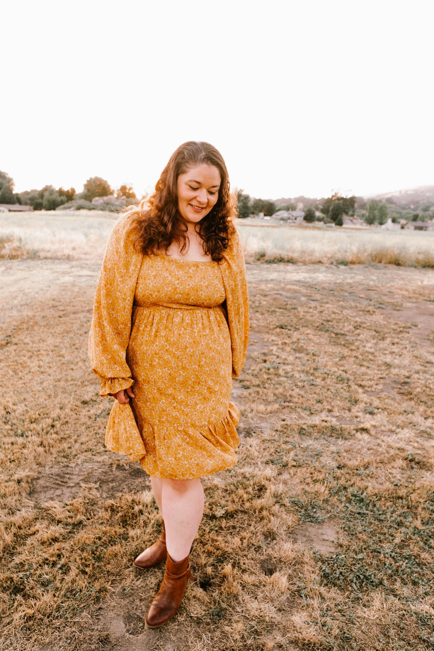 Olana Mustard Dress