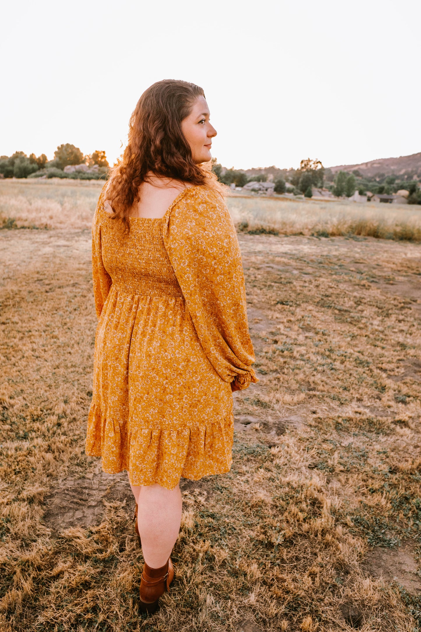 Olana Mustard Dress