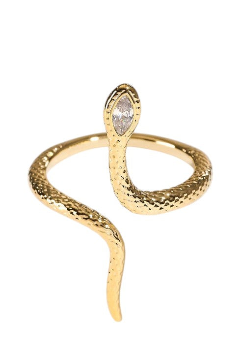 Adjustable Open Snake Ring